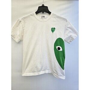 Comme des Garcons Play Green Half Heart Tee Women's Size XL